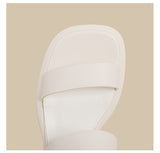 Double Strap Curve Sandals (Cream)