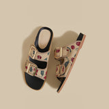 Cherry Strap Comfort Sandals