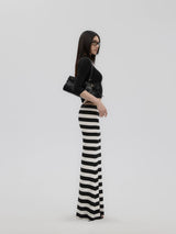 Striped Knit Skirt