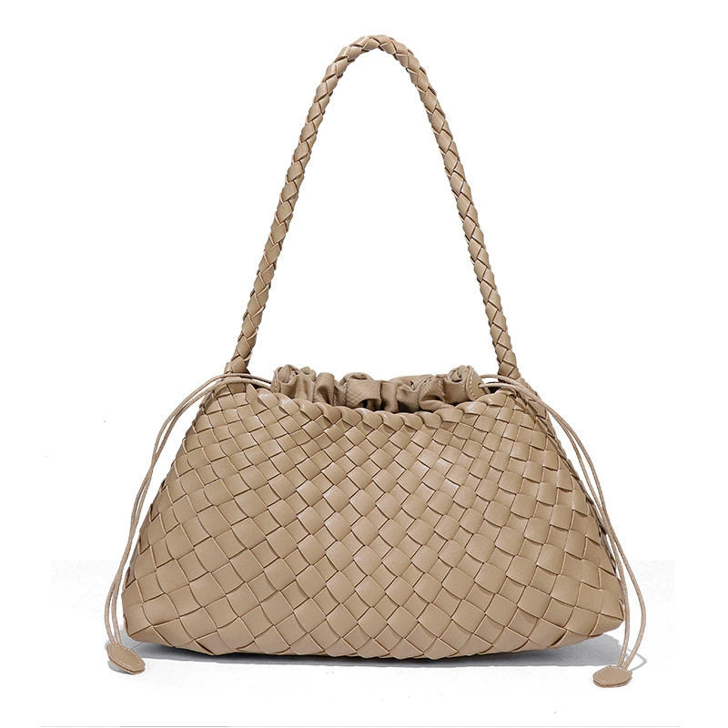 Cowhide Woven Bag