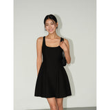 Back Cutout Sleeveless Mini Dress