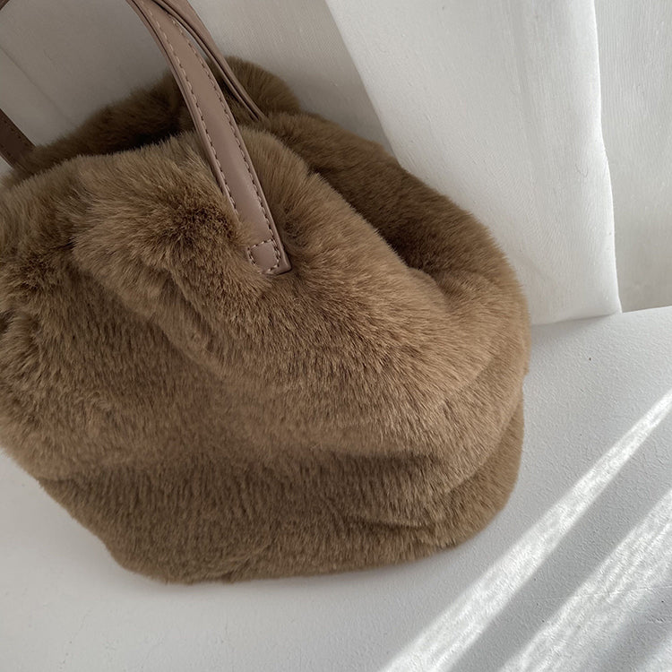 Plush Bucket Bag
