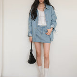 Denim Skirt & Jacket