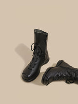 Soft-Leather Mid Boots