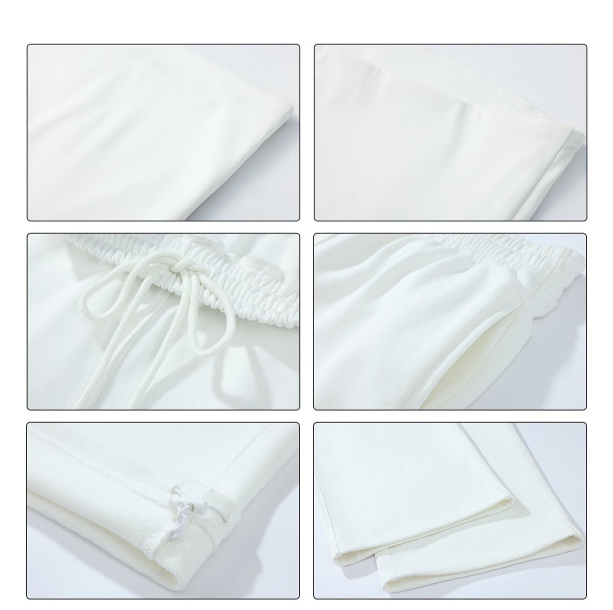 White Bandeau / Sweatpants