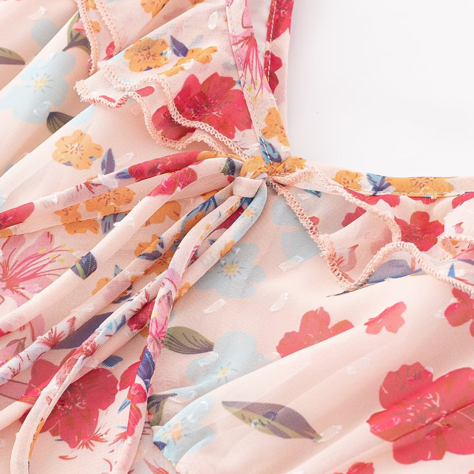 Blush Petal Maxi Dress