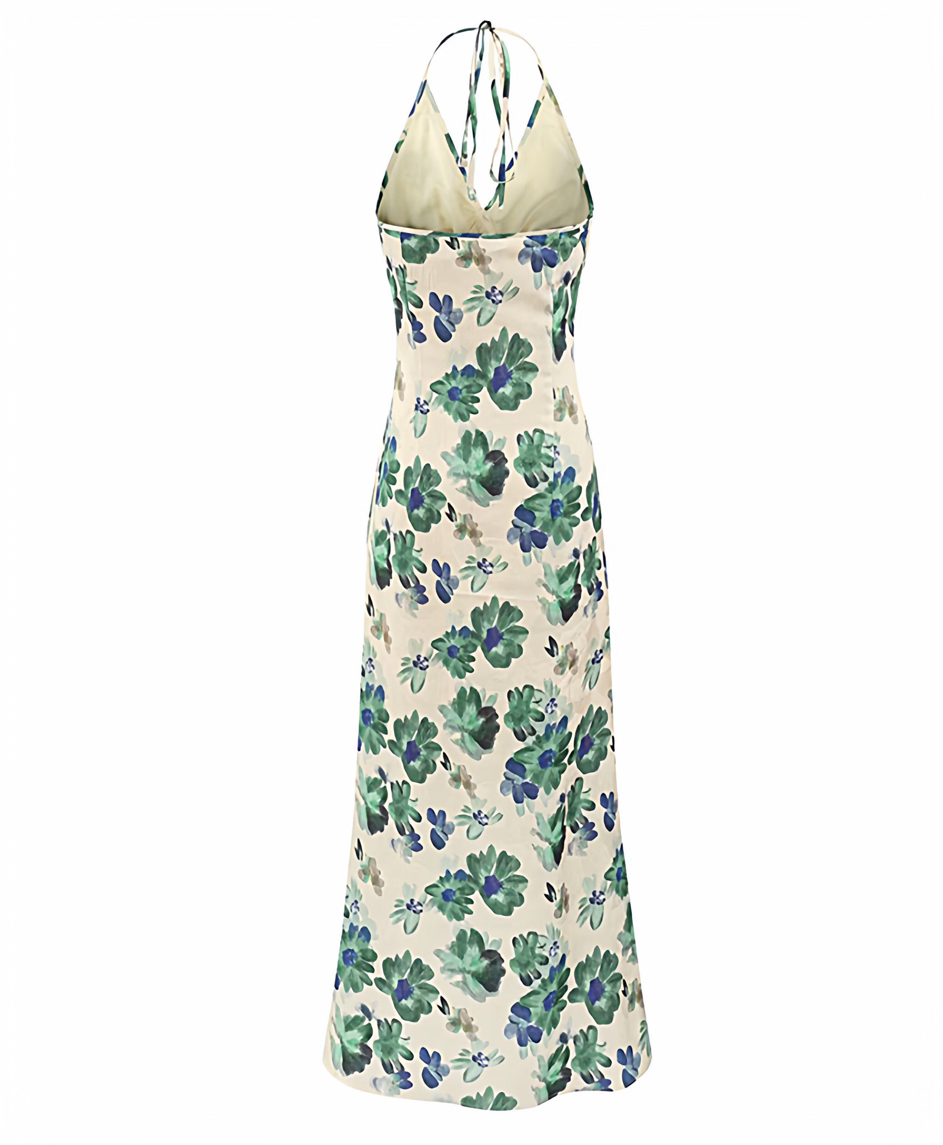 Verdant Halter Dress