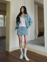 Denim Skirt & Jacket