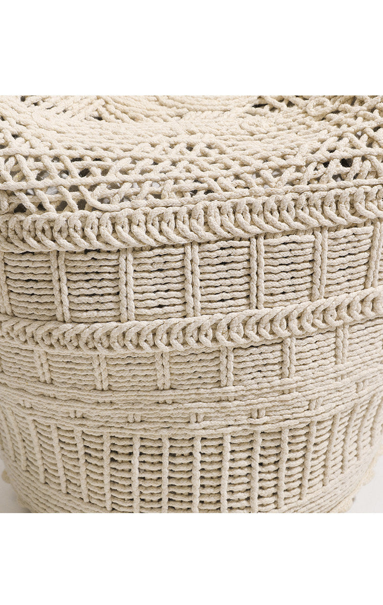 Woven Bucket Shoulder Bag