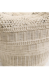 Woven Bucket Shoulder Bag