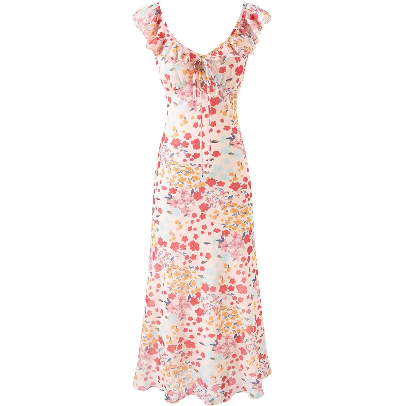 Blush Petal Maxi Dress