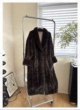 Ultra-Soft Fur Coat - Espresso