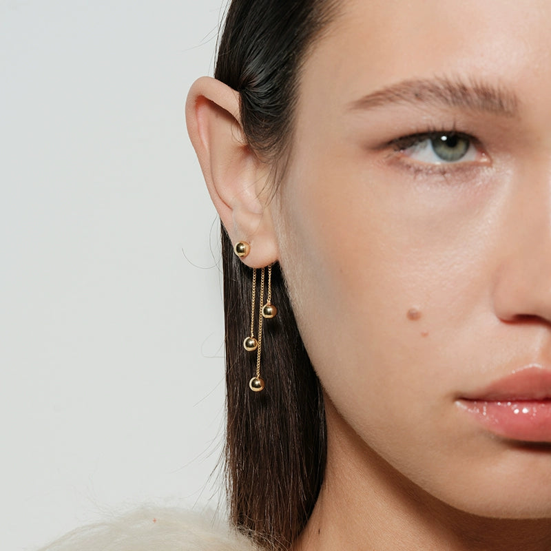 Beaded Drop Earrings