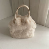 Plush Bucket Bag