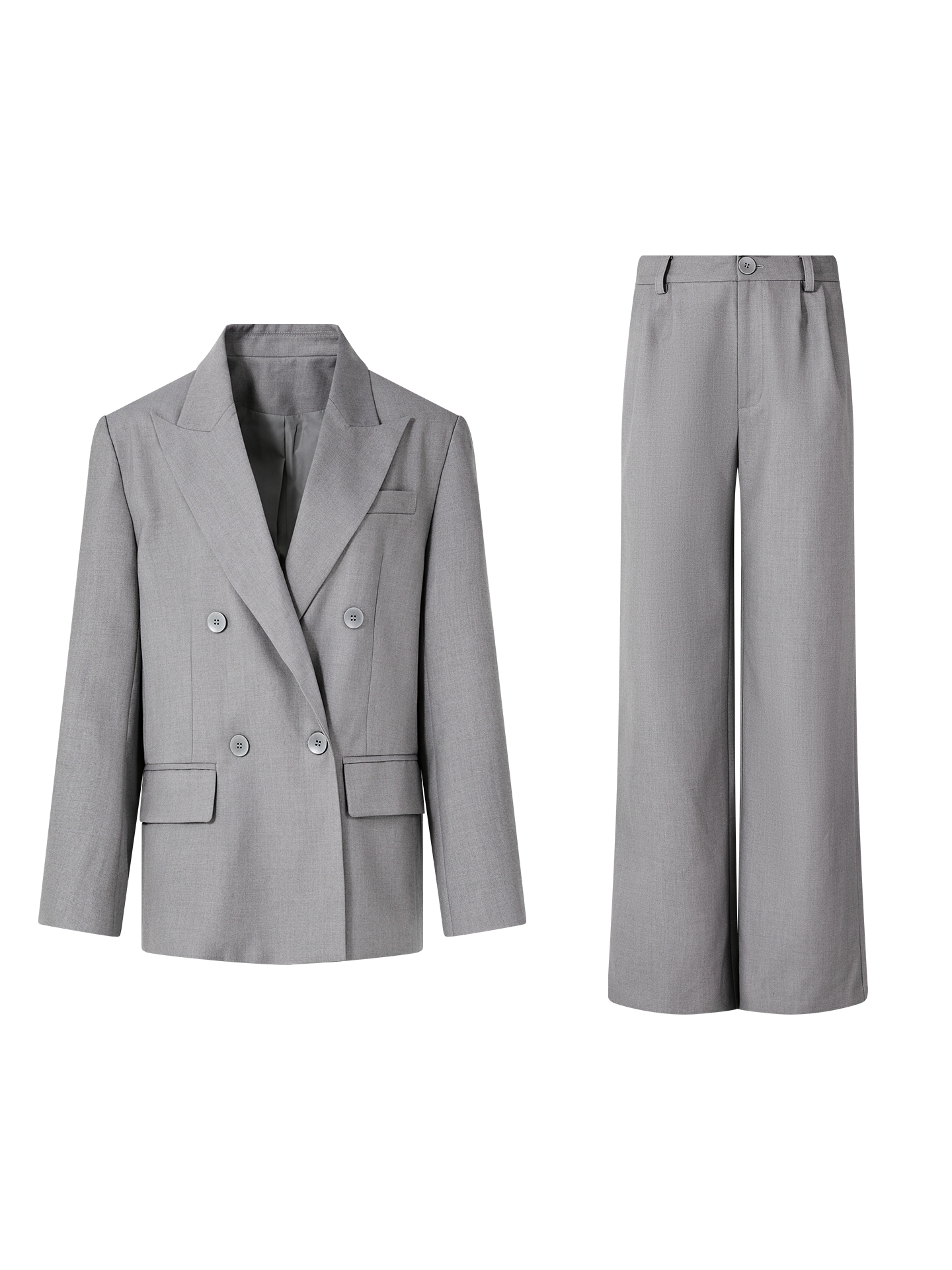 Classic Grey Suit Set