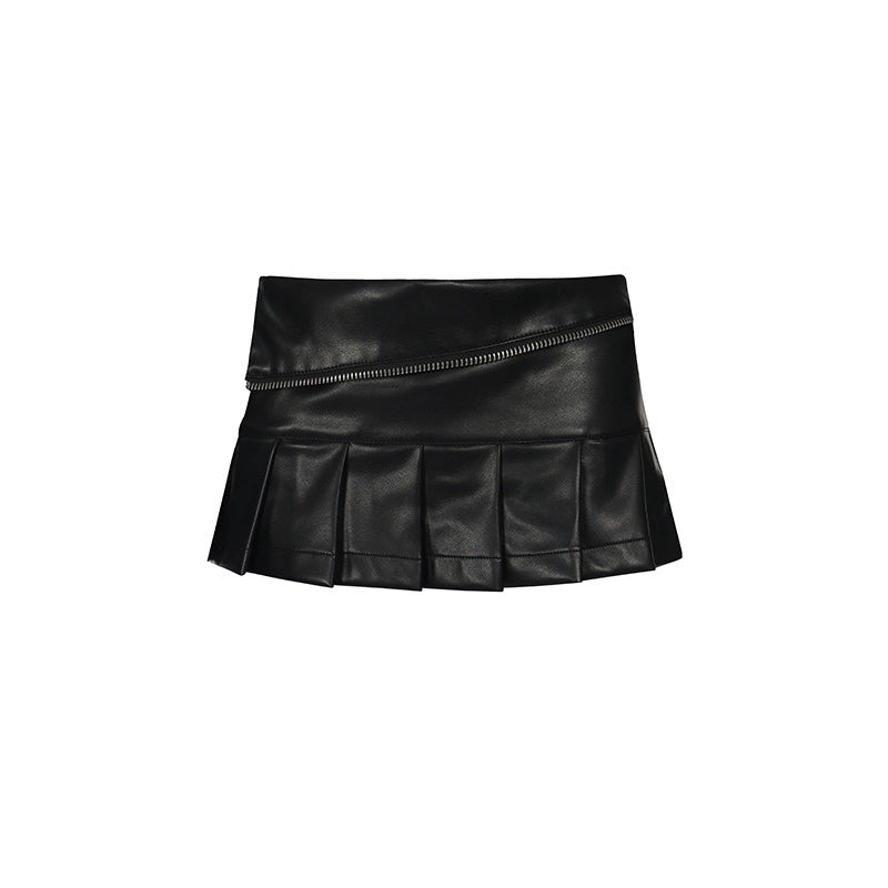 Leather Mini Skirt