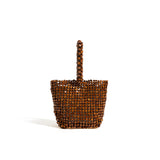 Woven Wooden Bead Bag
