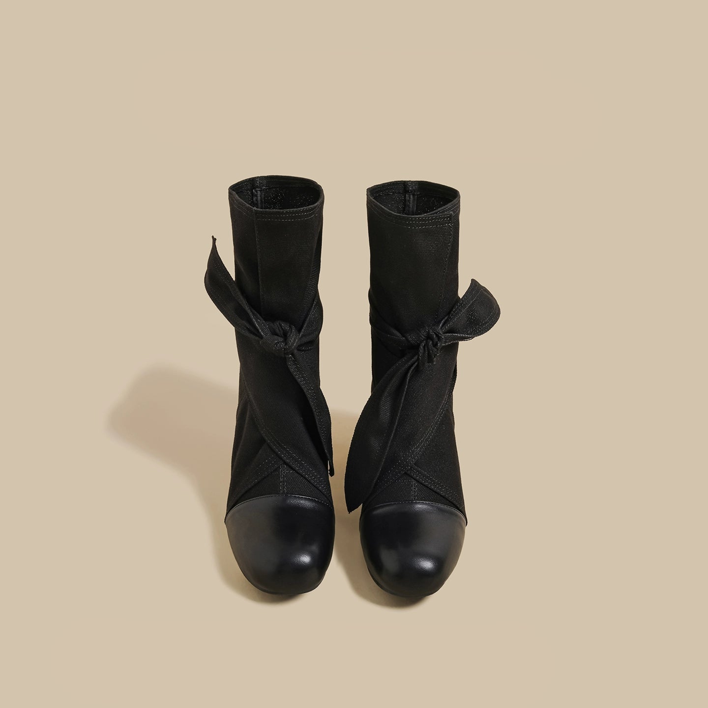 Tie-Wrap Ankle Boots