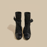 Tie-Wrap Ankle Boots