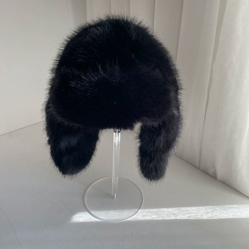 Faux-Fur Earflap Hat