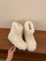Curly Fleece Short Boots