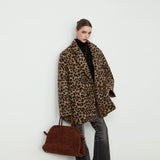 Leopard Blazer Coat