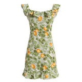 Lemon Garden Mini Dress