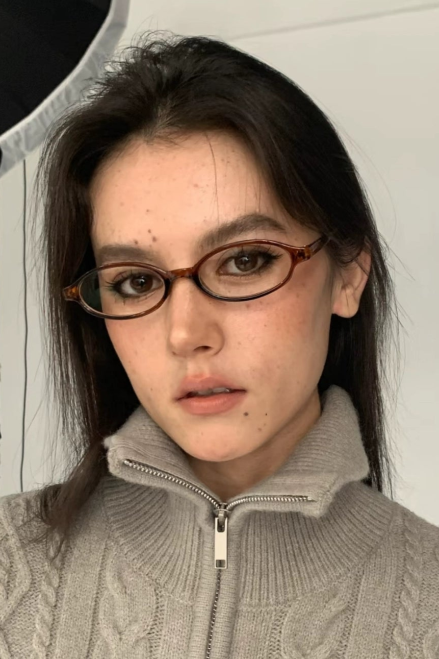 4 Colors Oval Glasses