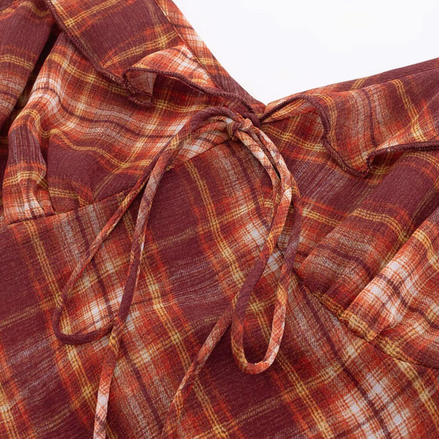 Vintage Check Slip Dress