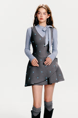 V-Neck Vest Dress