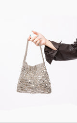 Metal Mesh Shoulder Bag