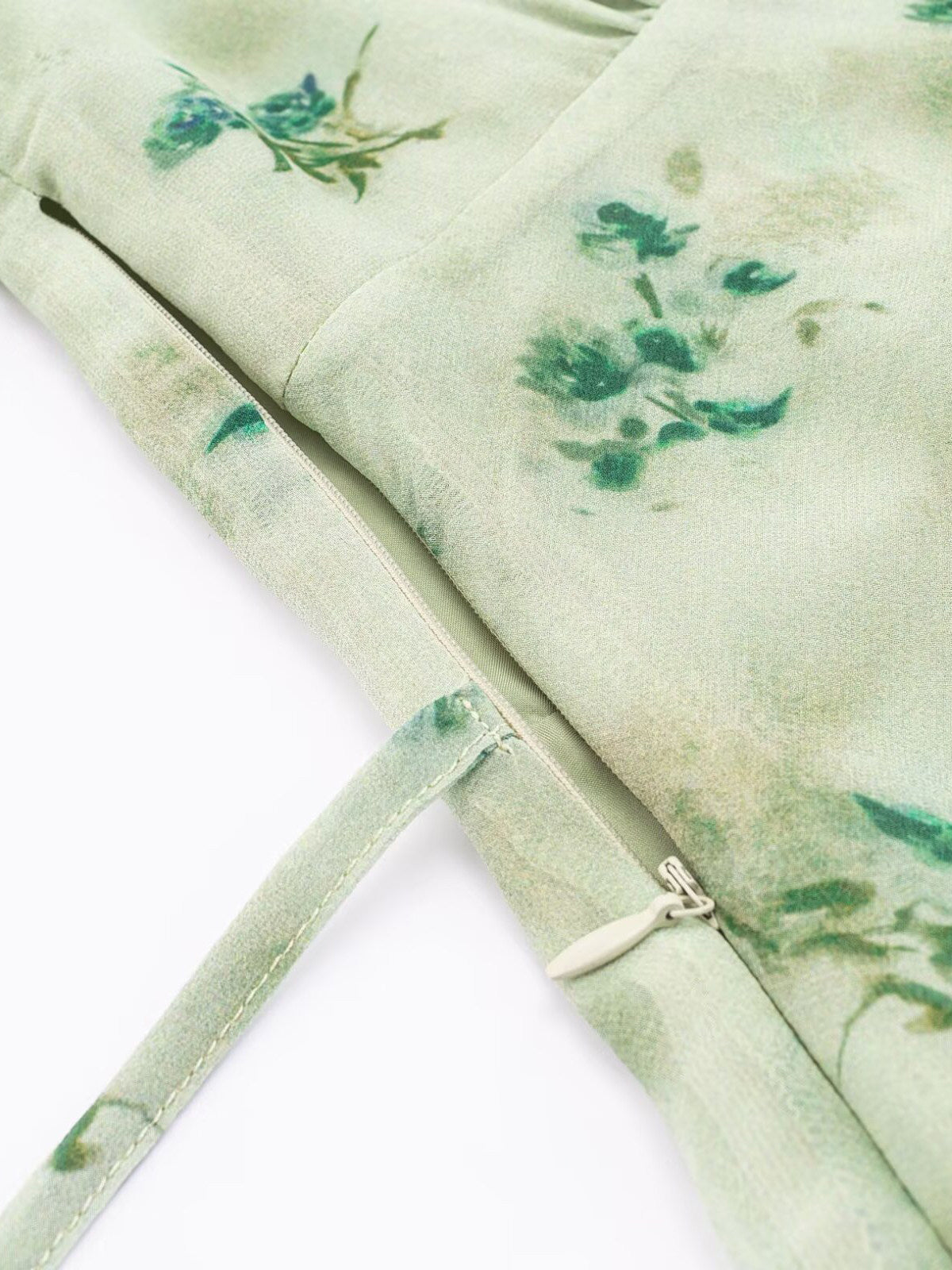 Sage Bloom Maxi Dress