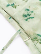 Sage Bloom Maxi Dress