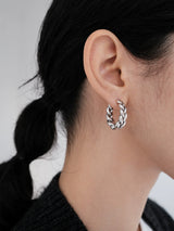Braided Hoop Earrings