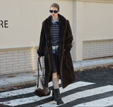 Espresso Ultra Soft Fur Coat