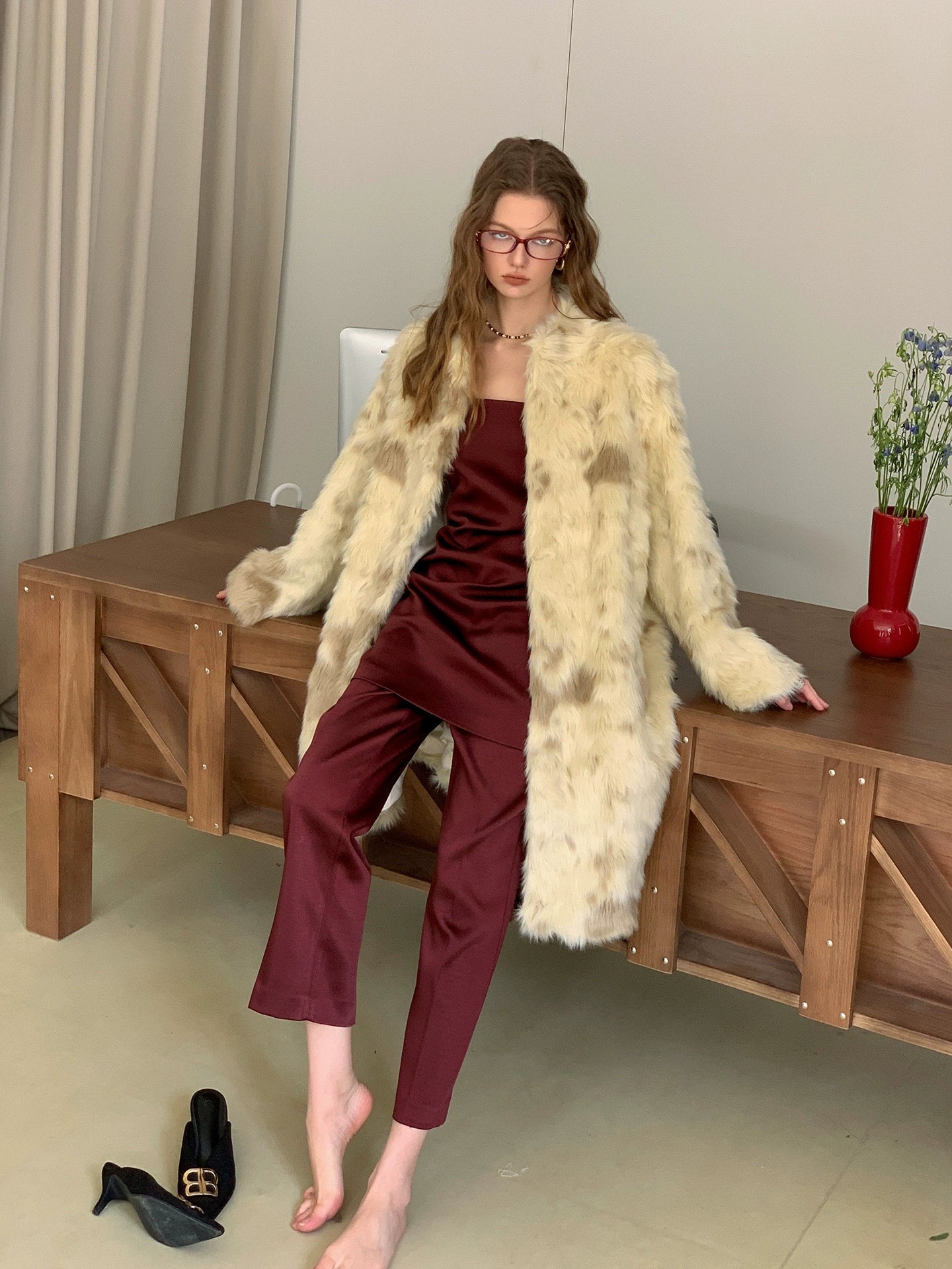 Mink Faux Fur Coat