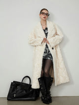 Curly Lamb Faux Coat