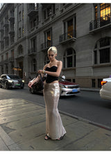 Streamer Champagne Sequin Skirt