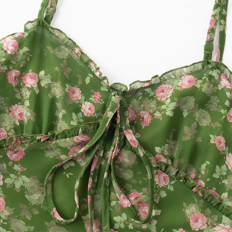 Olive Bloom Dress