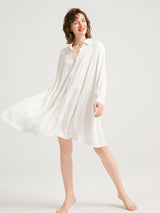 Soft Drape Shirt Dress
