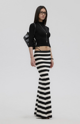 Striped Knit Skirt