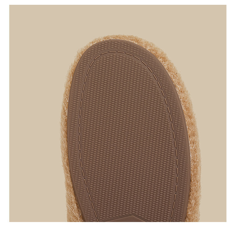 Wool-Blend Mary Jane Flats