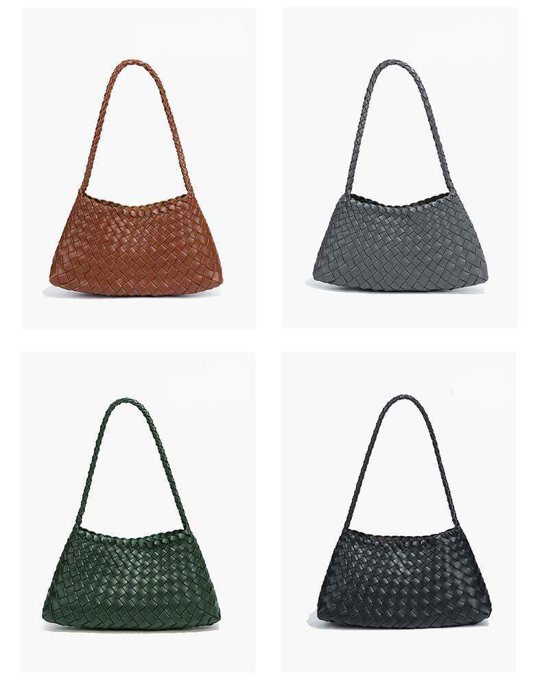 Cowhide Woven Bag