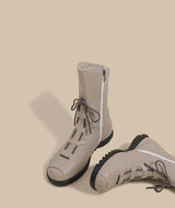 Soft-Leather Mid Boots