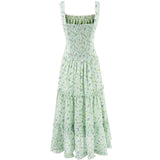 Green Garden Tiered Dress