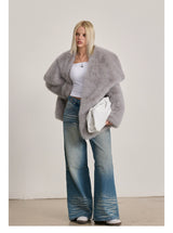 Luxe Fur Short Coat