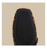 Leopard Strap Mary Jane Flats