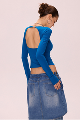 Halter Back Top