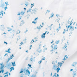 Blue Blossom Mini Dress