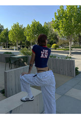 Striped Baseball Slacks